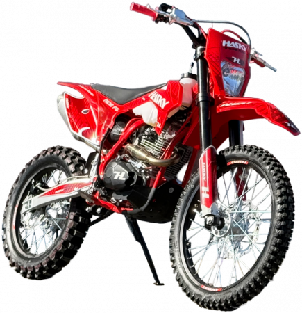 Эндуро кроссовый мотоцикл Hasky F5 Ride New красный