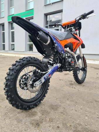 Питбайк BSE EX 125E (020) 17/14 Blue Orange Ant