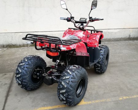 Детский электрический квадроцикл Green Camel Атакама T320 красный паук