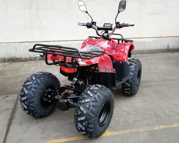 Детский электрический квадроцикл Green Camel Атакама T320 красный паук