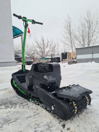 Мотосноуборд Sibmaster Drive зеленый