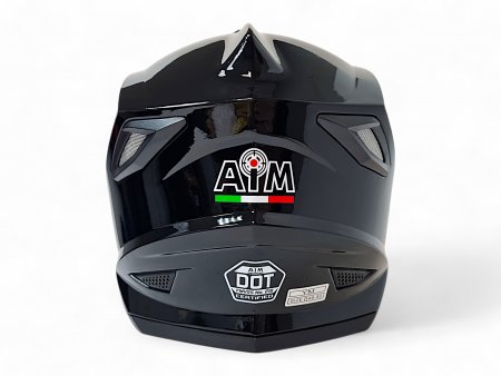 Детский шлем Aim JK802Y Black Glossy