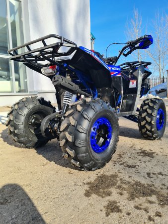 Детский бензиновый квадроцикл Motax Grizlik A125 черно-синий