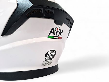 Шлем интеграл AiM JK320 White Glossy