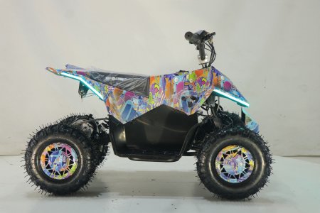 Детский электрический квадроцикл Тесла Киберквад ATV-2E 36V1000W мульти