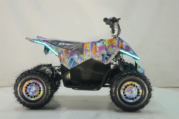 Детский электрический квадроцикл Тесла Киберквад ATV-2E 36V1000W мульти