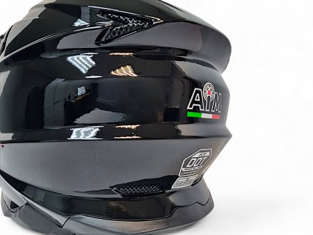 Кроссовый мотошлем AiM JK803 Black Glossy