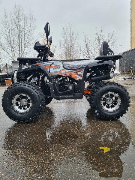 Детский бензиновый квадроцикл Dazzle ATV125 Lux черный