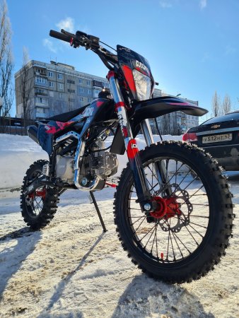 Питбайк SSSR Atom Ion 125 17/14 black orbit