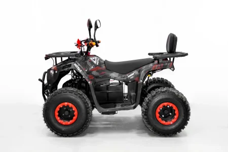 Детский электрический квадроцикл Motax Grizlik E1500 красный камуфляж