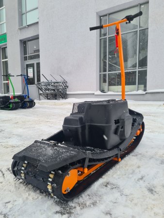 Мотосноуборд Sibmaster Pro оранжевый