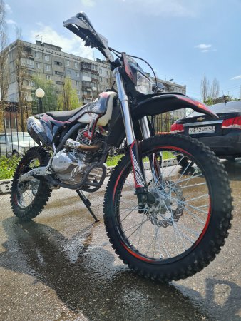 Эндуро кроссовый мотоцикл WELS PR250 красный