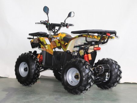 Детский электрический квадроцикл Green Camel Атакама T420 желтый камуфляж