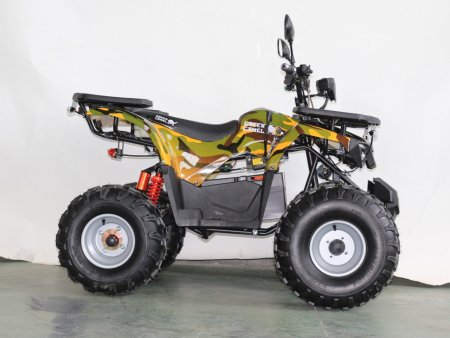 Детский электрический квадроцикл Green Camel Атакама T420 желтый камуфляж