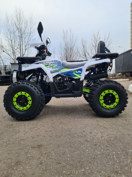 Детский бензиновый квадроцикл Dazzle ATV125 белый