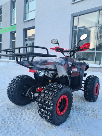 Детский бензиновый квадроцикл Motax ATV Grizlik Premium 125cc (AB) красный камуфляж