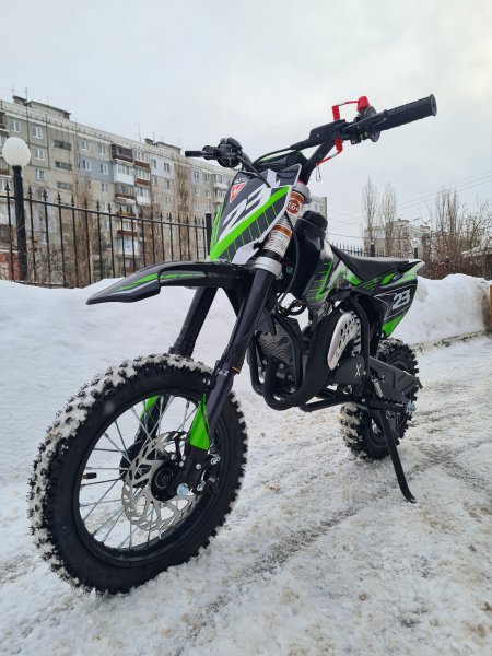 Питбайк Motax MiniCross 60 PS - 12/10 бело-зеленый