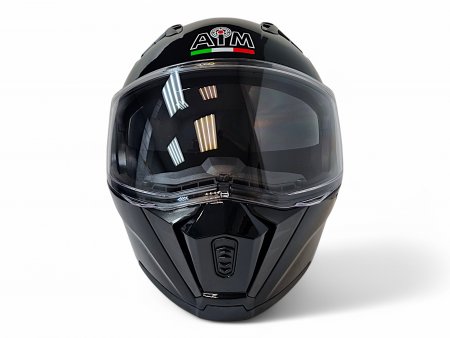 Шлем модуляр Aim JK906 Black Glossy