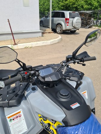 Бензиновый квадроцикл Mikilon Gladiator F200 Long Lux серый