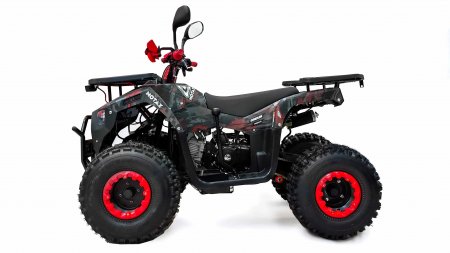 Детский бензиновый квадроцикл Motax Grizlik Premium красный камуфляж