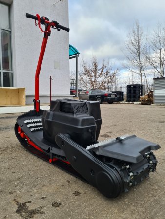 Мотосноуборд Sibmaster Pro + красный