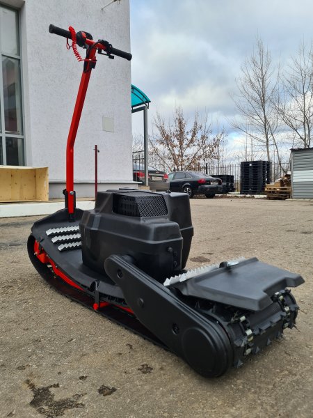 Мотосноуборд Sibmaster Pro + красный