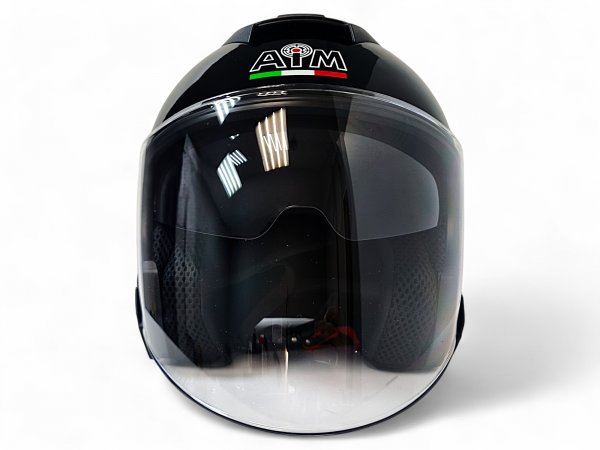 Кроссовый мотошлем Aim JK526 Black Glossy