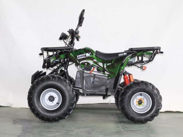Детский электрический квадроцикл Green Camel Атакама T420 зеленый камуфляж