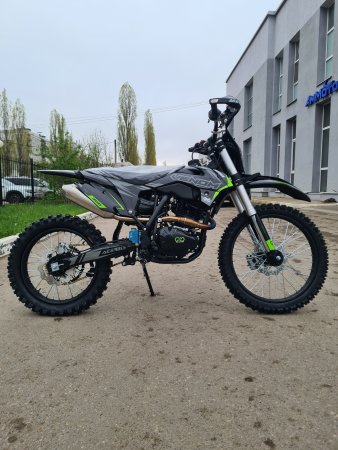 Эндуро кроссовый мотоцикл OXO VENOM 300 зеленый