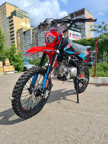 Питбайк TMBK Pitster SP1 150 - 17/14 Red/Light Blue
