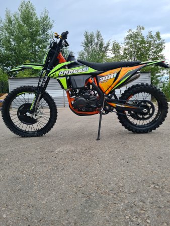 Эндуро кроссовый мотоцикл Progasi Race 300 Wave оранжевый