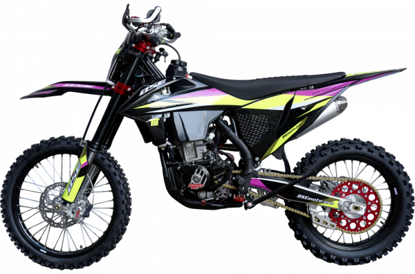 Эндуро кроссовый мотоцикл BSE T8 Sport neon storm
