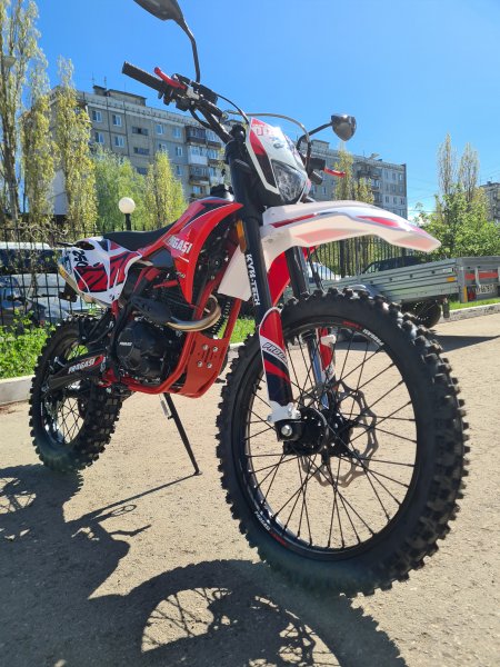 Эндуро кроссовый мотоцикл Progasi Super Max 250RR красный