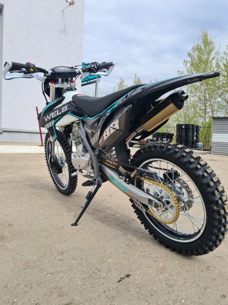 Эндуро кроссовый мотоцикл WELS PR300 синий