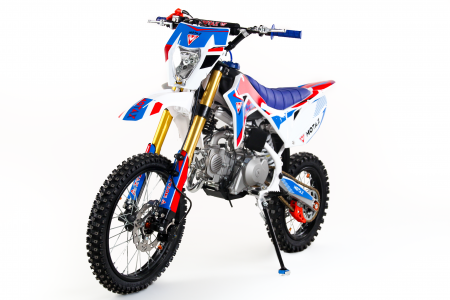 Питбайк Motax MX 140 - 17/14 бело-синий