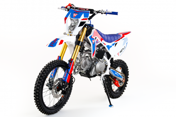 Питбайк Motax MX 140 - 17/14 бело-синий
