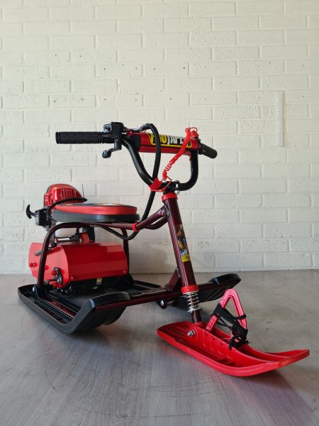 Детский бензиновый снегоход Snow Kids Compact 4T красный