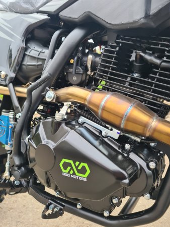 Эндуро кроссовый мотоцикл OXO VENOM 300 зеленый