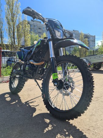 Эндуро кроссовый мотоцикл OXO VENOM 250 зеленый