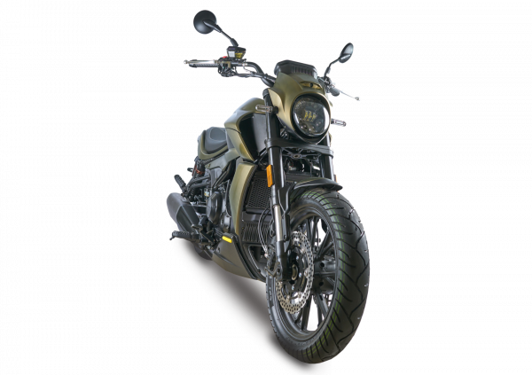 Мотоцикл круизер DAYUN DY500-6F  зеленый