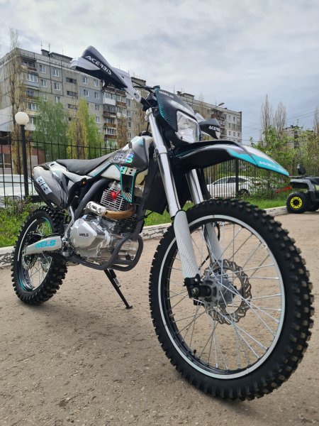 Эндуро кроссовый мотоцикл WELS PR300 синий