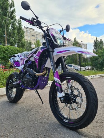 Эндуро кроссовый мотоцикл Progasi Super Max 250SM фиолетовый