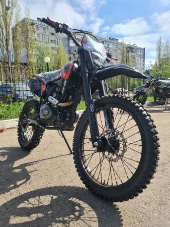 Эндуро кроссовый мотоцикл OXO BASE 300 красный