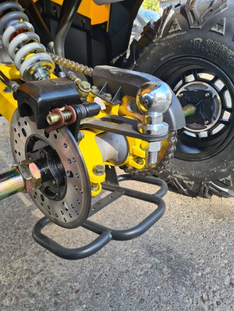 Бензиновый квадроцикл Dazzle ATV200 Lux желтый