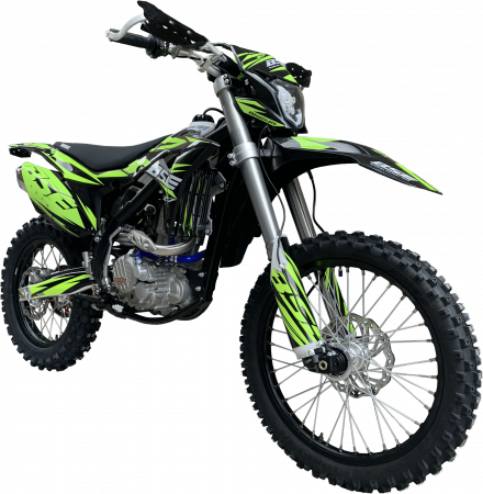 Эндуро кроссовый мотоцикл BSE Z7 (015) green blast