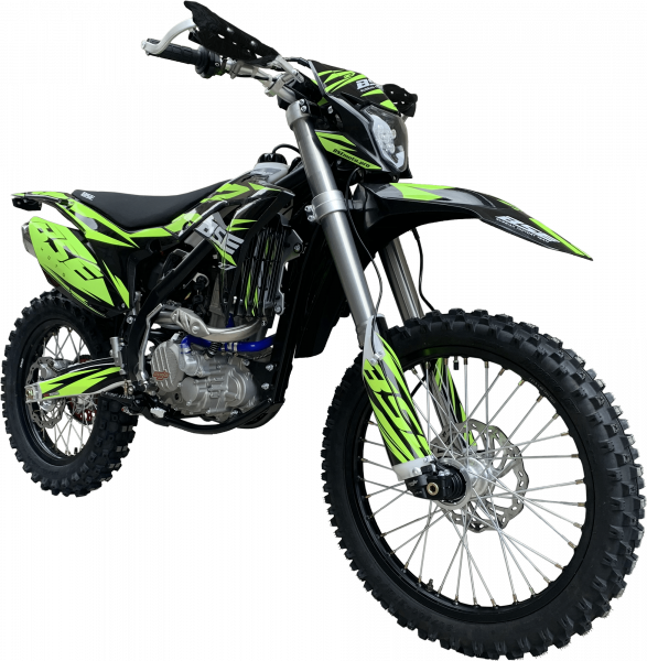 Эндуро кроссовый мотоцикл BSE Z7 (015) green blast