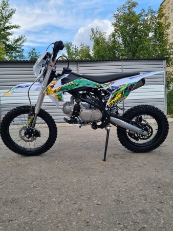 Питбайк SSSR Core 125 SA 17/14 Blue Green Monster
