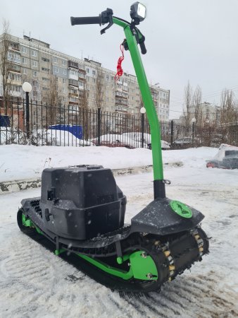 Мотосноуборд Sibmaster Drive зеленый