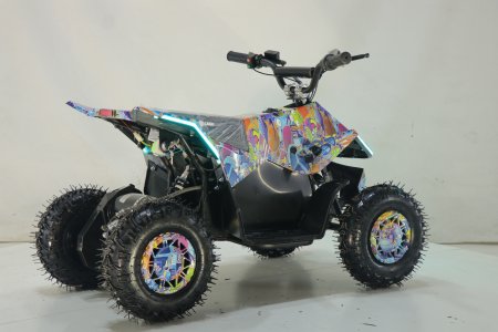 Детский электрический квадроцикл Тесла Киберквад ATV-2E 36V1000W мульти