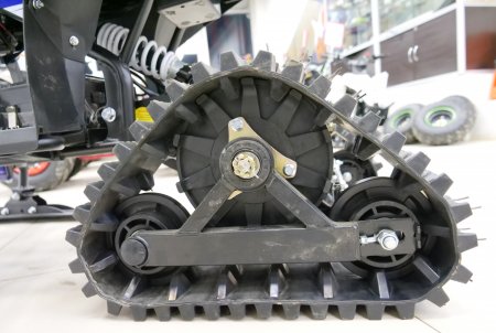 Детский электрический снегоход-квадроцикл Motax Gekkon Snow 1300W черно-синий